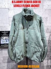 美品 U.S.ARMY 実物 ECWCS GENⅢ LEVEL3 Polartec フリースジャケット M-R 米軍 ミリタリー