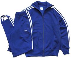 80s 西ドイツ製 adidasアディダス ハイネック 無地 トラック