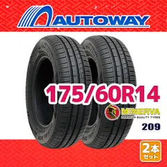 【AUTOWAY】 新品 175/60R14 サマータイヤ MINERVA 209 14インチ 2本セット 夏タイヤ オートウェイのサムネイル