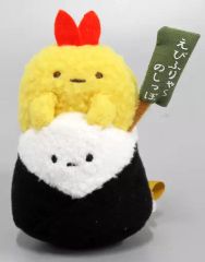 [Used] Plush Toy: Fried Shrimp Tail (Tempura Rice Ball) Tenori Plush Toy, Reissue Edition, "Sumikko Gurashi", Sumikko Gurashi Shop Limited Edition