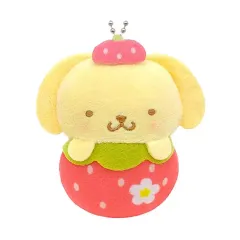 【中古】キーホルダー ポムポムプリン 「サンリオキャラクターズ いちごおくるみマスコット」