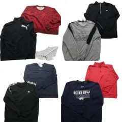 古着卸 まとめ売り スポーツブランドMIX スウェット 8枚セット (メンズ XL /2XL /3XL ) アディダス 古着 NB4441
