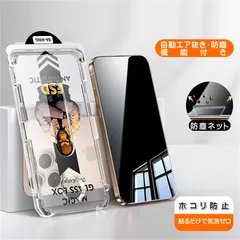 対応互換品 iPhone 15 Pro Max 用 高透過ガラスフィルム 指紋防止仕様 自動除塵付き 気泡ゼロ 薄型保護シートka10000a415