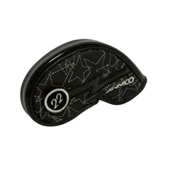 GINNICO ジニコ アイアン型ユーティリティ用ヘッドカバー 黒 22番 星