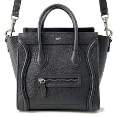 セリーヌ ハンドバッグ ラゲージ ナノショッパー 189243 CELINE 2way 黒