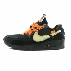 ナイキ NIKE × オフホワイト OFF-WHITE THE 10 AIR MAX 90 エアマックス 90 ブラック コーン スニーカー ローカット US9 27cm 黒 AA7293-001 /XZ ■GY18