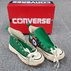 タグ付き 未使用 CONVERSE ALL STAR TREKWAVE Z HI GREEN サイズ24 コンバース オールスター トレックウェーブ Z ハイカット スニーカー  厚底 グリーン 24cm #43920