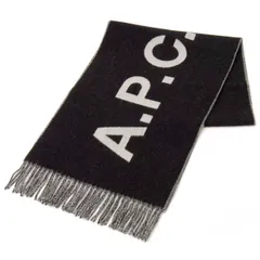 A.P.C. アーペーセー マフラー メンズ レディース ブラック WOANE M15163 LZZ ウール100% 大判ストール