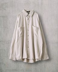 美品 UR×トーマスメイソン L コットンタイプライター 長袖シャツ