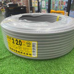 【決算ケール！未使用】 愛知電線 VVFケーブル 2.0×2C 外ビニール破れあり 【桶川店】のサムネイル