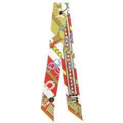新品未使用 HERMESエルメスツイリー 「馬蹄とチャーム」 2023年春夏 HERMES エルメス スカーフ ツイリー 馬勒とチャーム