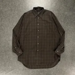 【美品】dunhill　ワイシャツ 長袖 グレー　チェック 42-82 メンズ 2025年最新Dunhill メンズ シャツの人気アイテム - メルカリ