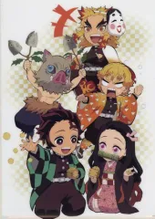 【中古】クリアファイル 集合 A4クリアファイル 「鬼滅の刃×ufotable cafe 節分イベント2021」