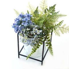 ガラスベース 花瓶 花びん 花器 シンプル デザイン アイアン フラワーベー 