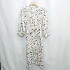 ◇ ⊂◎●未使用● tocco closet トッコ クローゼット 花柄 レース 長袖 ロング ワンピース サイズM ベージュ レディース E  【1503050024341】