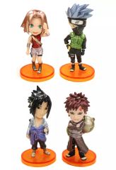 [중고] 피규어 전 4종 세트 [이치반 쿠지 NARUTO-나루토- 질풍전 월드 콜렉터블 피규어] B상 월드 콜렉터블 피겨 메탈릭 컬러 ver.