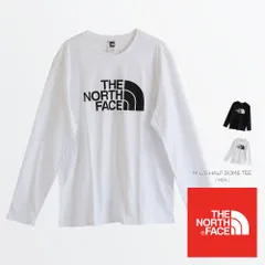 【新品】 THE NORTH FACE ザ ノース フェイス Tシャツ 長袖 メンズ ロゴ シンプル ハーフドーム ロンT カットソー トップス メンズ レディース NF0A4M8M ワンポイント 人気 黒 ブラックM L/S HALF DOME TEE