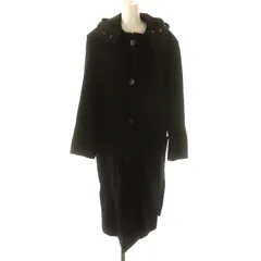 イザベル マラン エトワール ISABEL MARANT ETOILE ウールフードコートロングコート アウター 34 黒 ブラック /DF ■OSのサムネイル