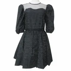 【最終値下げ】HONEYMIHONEY フリルジャガードワンピース HONEY MI HONEY jacquard tunic one-piece （white