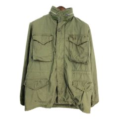 60年代 米軍実物 U.S.ARMY M-65 フィールドジャケット 2nd グレーライナー ミリタリー オリーブ (メンズ S相当) 中古 古着 S4857