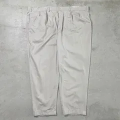 90年代 Polo by Ralph Lauren ポロバイラルフローレン ANDREW PANT 2タック ワイドチノパンツ スーパービッグサイズ メンズW52B 