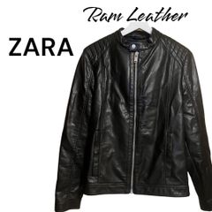 ZARA Ram Leather Single Riders Jacket ラムレザー ジャケット シングル ライダース