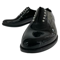 TEMPERATE テンパレイト エナメルパールドレスシューズ size37/ブラック