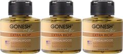 ガーネッシュ ＧＯＮＥＳＨ リキッドエアフレッシュナー サンダルウッド 白檀の香り３個SET
