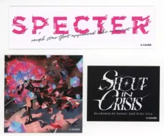 【中古】シール・ステッカー 星街すいせい ”Shout in Crisis” Sticker Set(ステッカー3枚セット) 「バーチャルYouTuber ホロライブ 星街すいせい 2nd Solo Live ”Shout in Crisis”」 対象商品購入