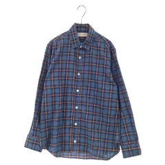 SAINT LAURENT PARIS (サンローランパリ) チェックロングスリーブシャツ 長袖シャツ ブルー 376916のサムネイル