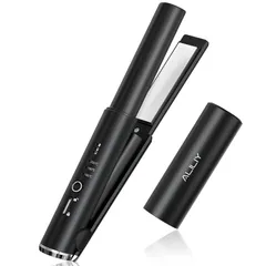 【特価商品】160/180/200度設定可能 誤起動防止ロック 前髪用ヘアアイロン カール 男女兼用 2way ヘアアイロン ヘアアイロン USB充電式 両用 持ち運び 家庭/旅行/出張/通勤用 小型 ミニ ストレートアイロン コードレス セラミック Alil