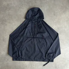 90s〜00s/Catalina/カタリーナ/アノラックパーカー/パッカブル/プルオーバー/ナイロン/裾ドローコード/収納/ネイビー/紺/L/jmaple