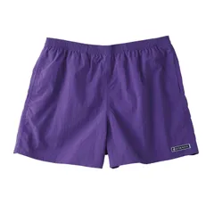 S_パープル [EVERSOUL] バーサタイルパンツ ショートパンツ バギーズショーツ 短パン ハーフパンツ 夏フェス 海パン 撥水 軽量 水陸両用 旅行 ユニセックス レディース (パープル, S)