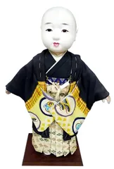 端午の節句市松人形 でんでん太鼓 男の子 アンティーク 縁起物