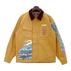 XLARGE×SHIRT KING PHADE ワークジャケット 101233021014 ブルゾン ストリート メンズ Sサイズ ブラウン エクストララージ  DM14055■