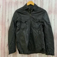 Edition トゥモローランド レザーシングルライダース 46ブラック 山羊皮 Edition シングルライダース 54-08-11-08008 840018 R-01