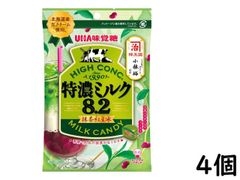UHA味覚糖 特濃ミルク8.2 抹茶 紅豆冰 ホンドウビン 70g×4個 賞味期限2026/04
