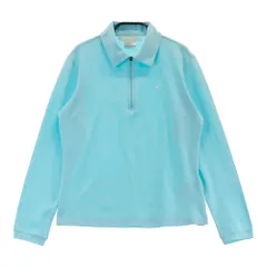 サイズ：M NIKE GOLF ナイキゴルフ  ハーフジップ 長袖ポロシャツ  ブルー系 [240101283918]# ゴルフウェア レディース ストスト
