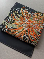 No.5596 名古屋帯 琉球風正絹未仕立着物新品未使用#メルカリでハロウィーン