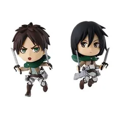 進撃の巨人 ちびきゅん フィギュア ちびキャラ 1番くじ 進撃の巨人一番くじ ちびきゅんキャラセット リヴァイ