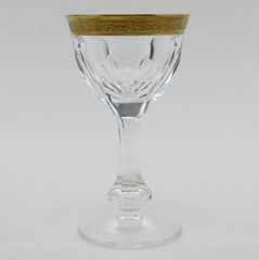 モーゼル Moser 金彩 パネルカット クリスタル ワイングラス - メルカリ