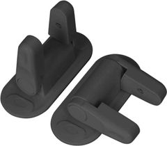 サムコス ベビーガード ドアロック【最新型 】安全ロック ストッパー 引き出しロック チャイルドロック 赤ちゃん守り 窓 戸棚 開閉禁止 ペット用 赤ちゃん 指はさみ ケガ いたずら防止 地震対策 2個セット ブラック