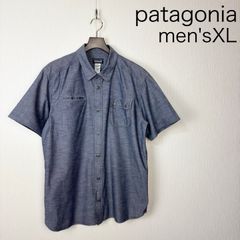 patagonia Short-Sleeved Chambray Shirt メンズXL