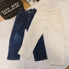 ブランシェス　branshes　マカロンパンツ　まとめ売り　セット売り　2枚セット　デニム　100サイズ