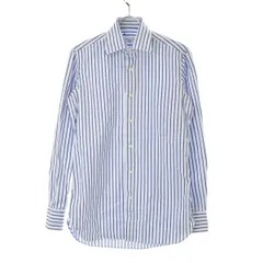 【FrancescoMerolla】Merolla de l’ero ストライプ長袖シャツ