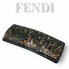 FENDI フェンディ バレッタ ヘアアクセサリー レオパード柄 ヒョウ柄 アニマル柄 ヘアアクセサリー 髪留め ギフト プレゼント 贈り物