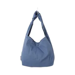 トートバッグ レディース ショルダーバッグ ナイロンバッグ ハンドバッグ バッグ 肩掛け 斜めかけ 韓国 (ブルー Free Size)