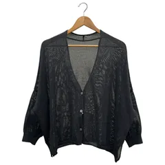 【1度着用のみ美品】 スピックアンドスパン ペーパーヤーンカーディガン Spick & Span（スピックアンドスパン）の「ペーパーヤーン