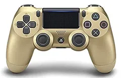 【中古】ワイヤレスコントローラー (DUALSHOCK 4) ゴールド (CUH-ZCT2J14) 【メーカー生産終了】