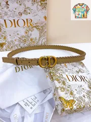 【今日特価】Dior Saddle Belt ブラックスムースレザー-1